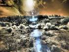 USA-Utah Infrared of the Logan Pass area with sunrays Art Print